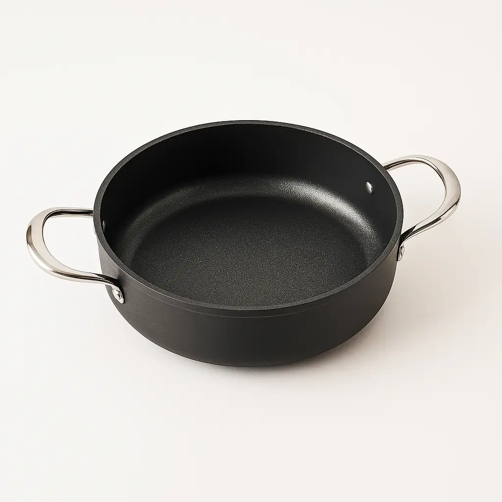 Saflon Titanyum 30 Cm (5.20 lt) Yayvan Tencere 4