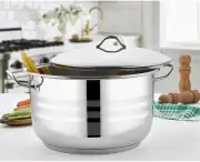 Gülsan 45×28 cm Çift Kapsül Tabanlı 36 Litre Çelik Tencere 1