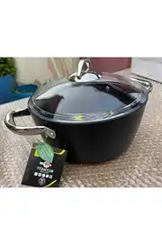 SAFLON Titanyum 36 cm - 17.5 lt  Derin Tencere 3