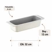 Falez 32 cm Seramik Ekmek Kalıbı 2