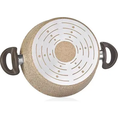 Falez 28 cm  Creamy Derin Granit Tencere  (6,8 Lt) 3