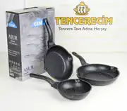 Cem Asur Serisi Tava Seti – 20/24/28 cm 1
