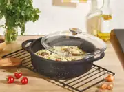 Cem&Elit 24 cm Döküm Granit Pilav & Karnıyarık Tenceresi 1
