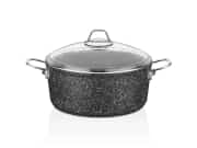 Falez 20 cm Black Line Derin Granit Tencere (2 Lt) 1