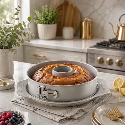 Falez 26 cm Kelepçeli Seramik Kek Kalıbı