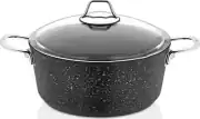 Falez 30 cm Black Line Derin Granit Tencere (8,2 Lt) 4