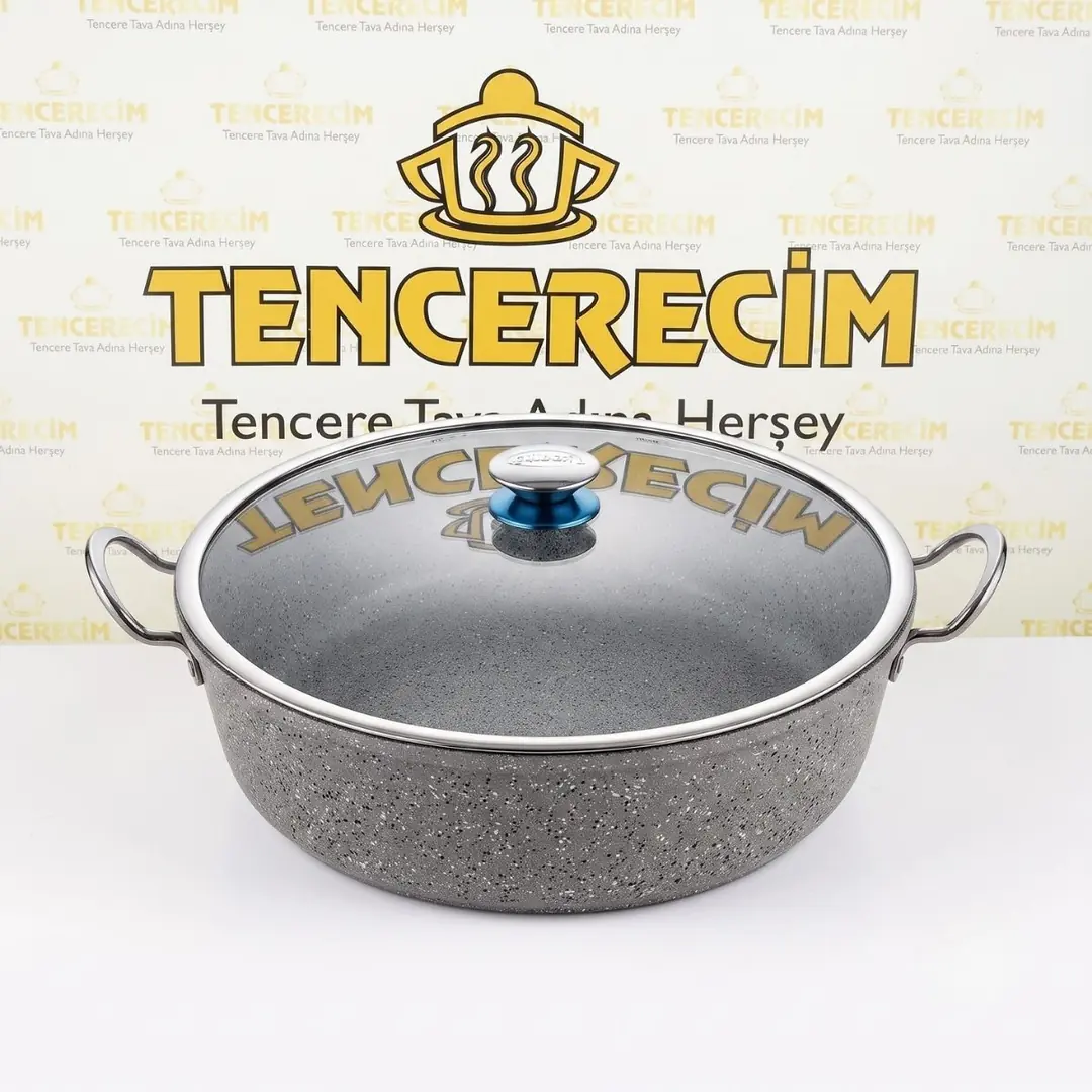 Gülsan 40 cm Döküm Granit Pilav Tenceresi