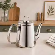 Falez Moka 1000 ml Paslanmaz Çelik Demlik 1
