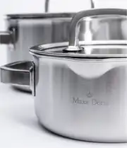 Maxx Doria Steel Forge 8 Parça Tencere Takımı 2