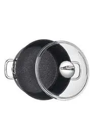 Falez 24 cm Black Line Derin Granit Tencere(4,5 Lt) 3