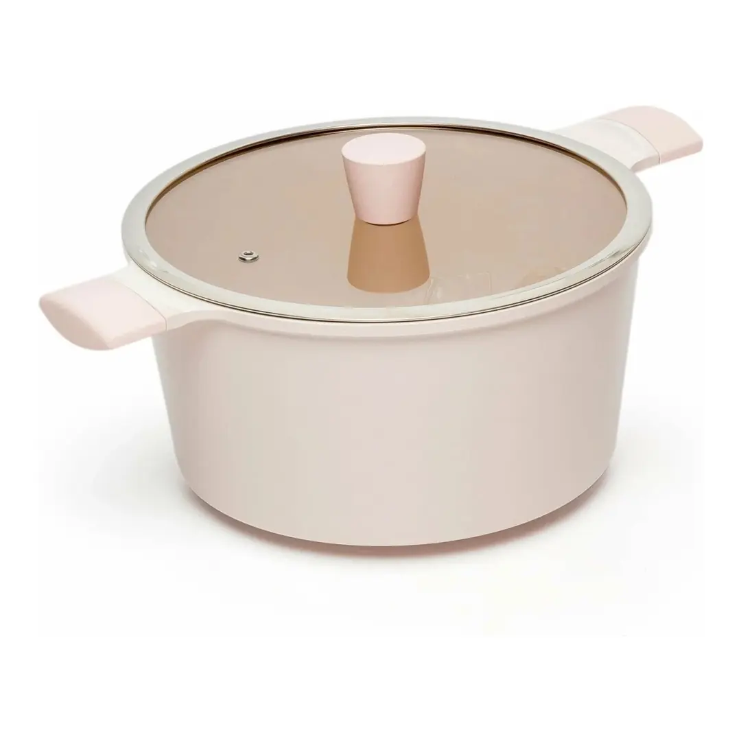 Lacena 24 cm Derin Seramik Tencere - Pembe