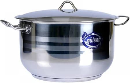 Gülsan 45×28 cm Çift Kapsül Tabanlı 36 Litre Çelik Tencere 3