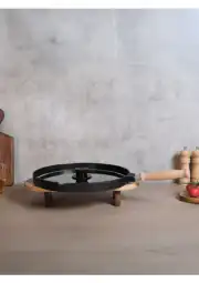 Falez Black Line Granit Döküm Balık Tava 34 Cm 2