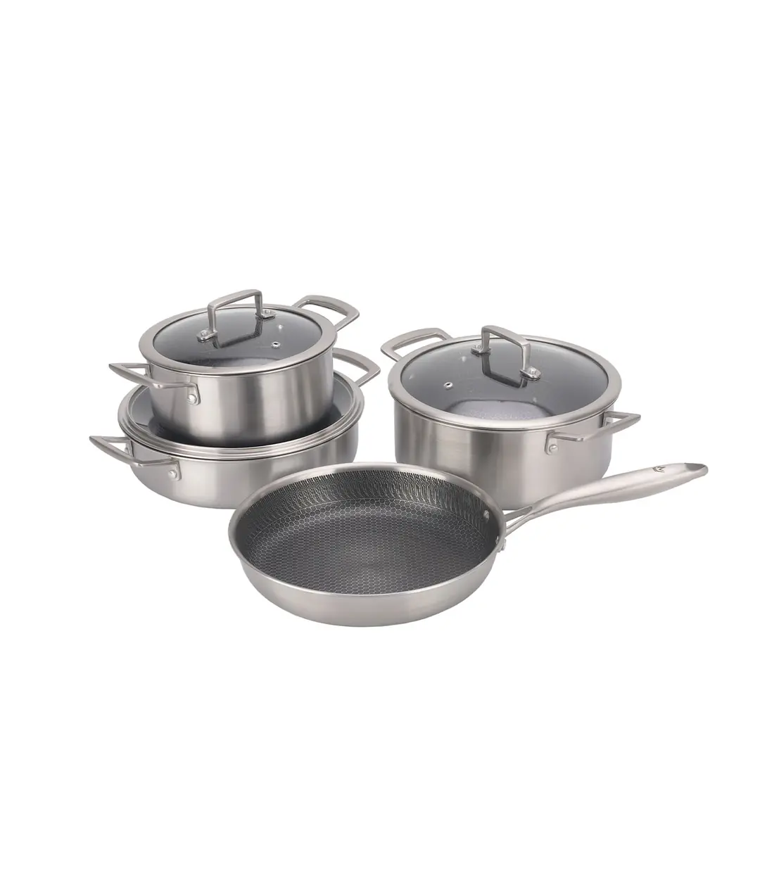 Maxx Doria Steel Fusion 7 Parça Tencere Seti