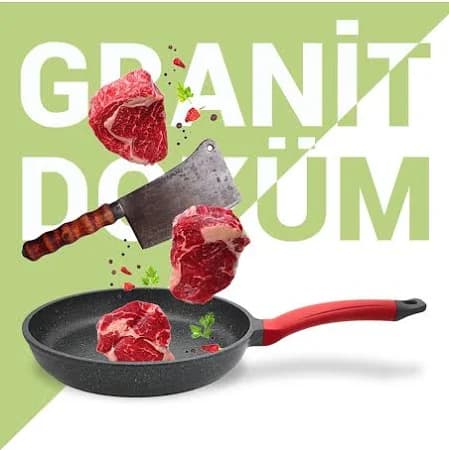 Gülsan 7 Parça Döküm Granit Elit Tencere Seti 7