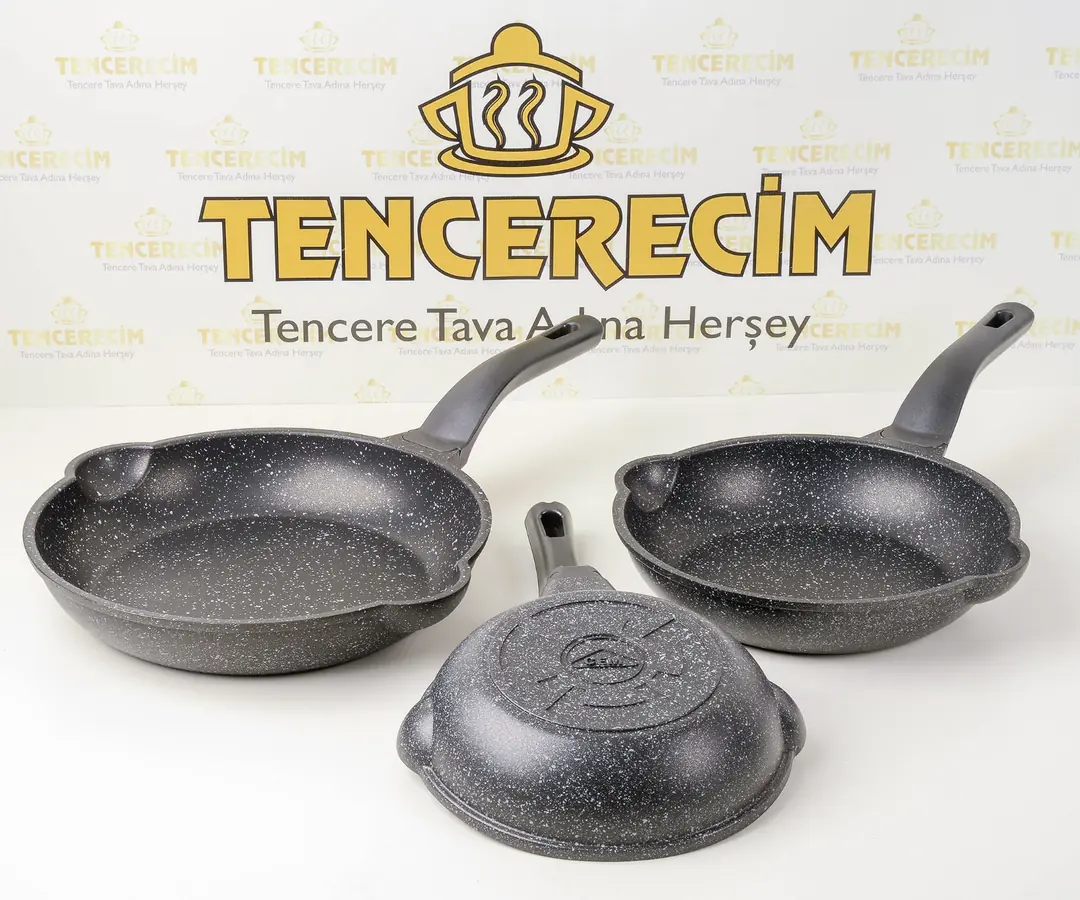 Cem Asur Serisi Tava Seti – 20/24/28 cm 3