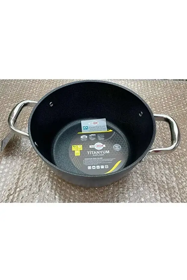 SAFLON Titanyum 36 cm - 17.5 lt  Derin Tencere 4