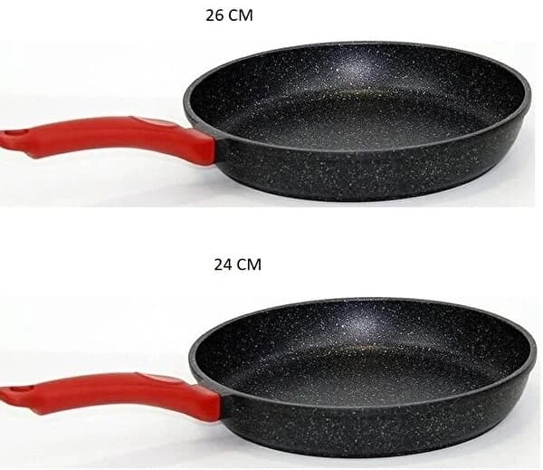 Gülsan Elit 3'lü Granit Tava Seti XL (24-26-28 cm) 4