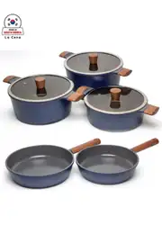 Lacena 24 cm Derin Seramik Tencere - Lacivert 2