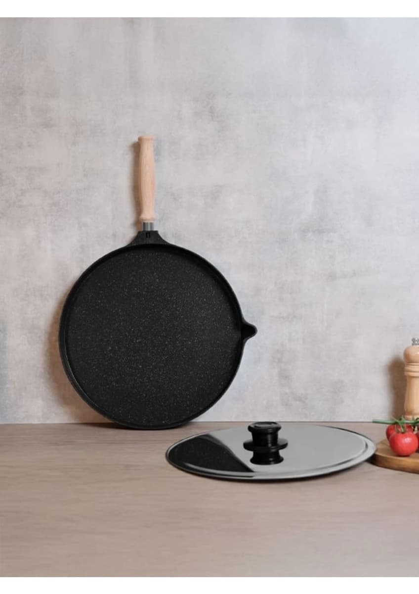 Falez Black Line Granit Döküm Balık Tava 34 Cm 3