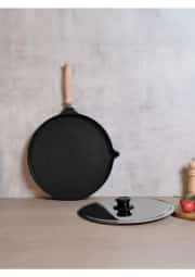 Falez Black Line Granit Döküm Balık Tava 34 Cm 3