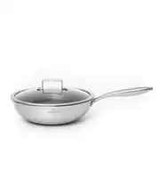 Maxx Doria Steel Fusion 28 Cm Kapaklı Wok Tava 2