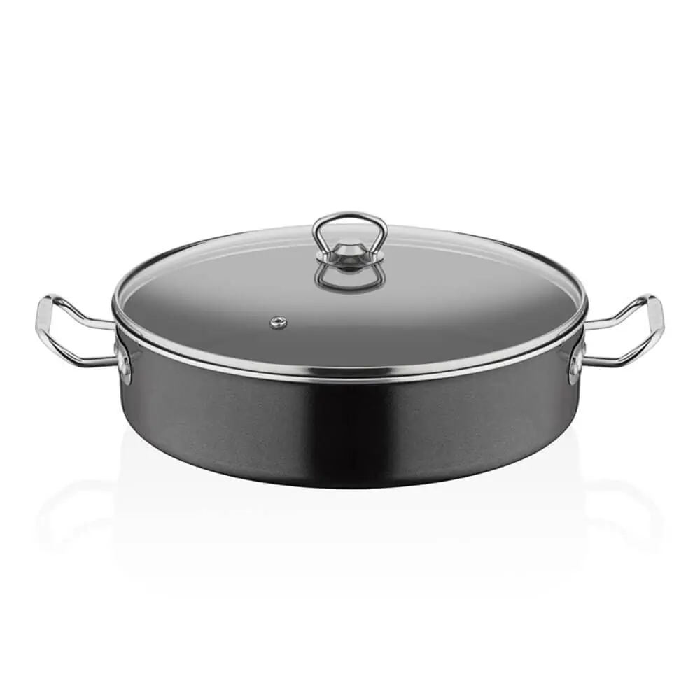 Altınbaşak Mega Granit 34 cm Karnıyarık Tenceresi (7 Lt)
