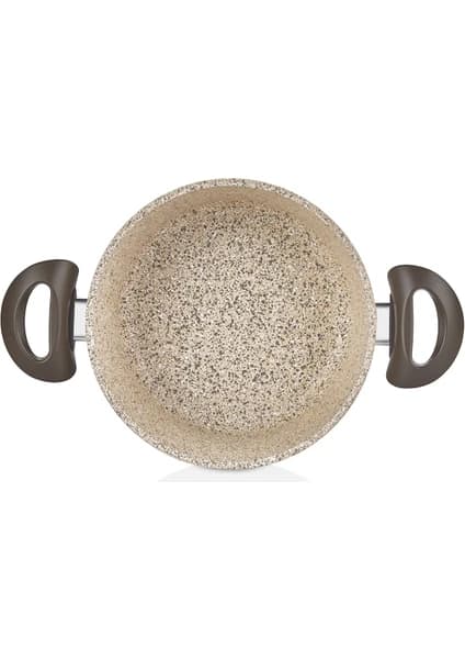 Falez 24 cm  Creamy Derin Granit Tencere  (4,5 Lt) 6