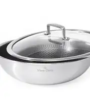 Maxx Doria Steel Fusion 28 Cm Kapaklı Wok Tava 4