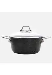 Falez 24 cm Black Line Derin Granit Tencere(4,5 Lt) 1