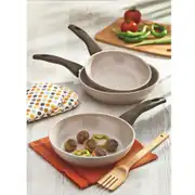 Gülsan Safran 3'lü Tava Seti  (18-20-22) Cm 2