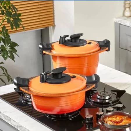 Gülsan Vakumlu Buharlı Tencere (24 Cm Basık)2,5 Lt 4